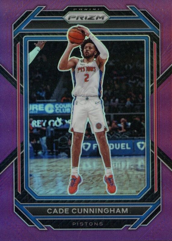 Cade Cunningham 2022 Prizm #89 Purple /99 PSA 10