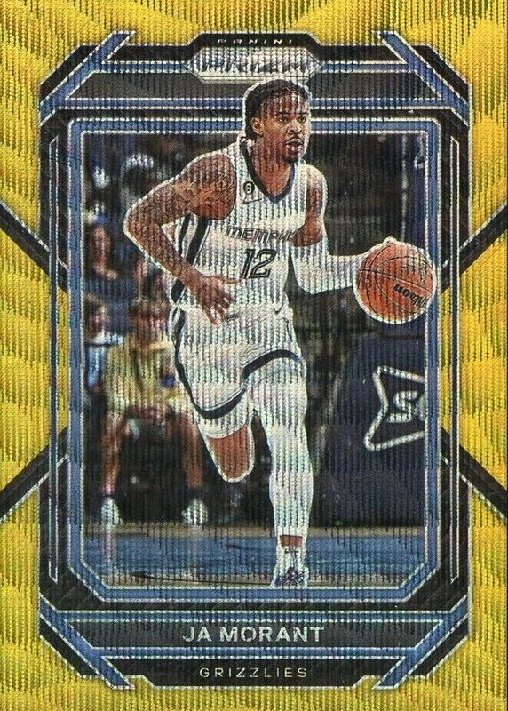 Ja Morant 2022 Prizm #200 Gold Wave /10 PSA 10