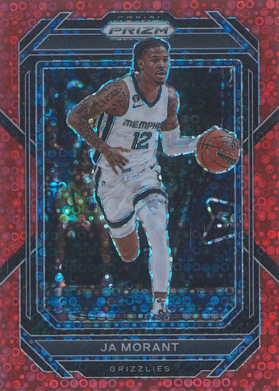 Ja Morant 2022 Prizm #200 Fast Break Red /100 PSA 10