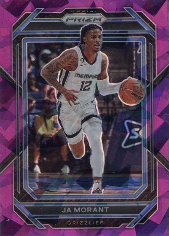 Ja Morant 2022 Prizm #200 Purple Ice /149 PSA 9