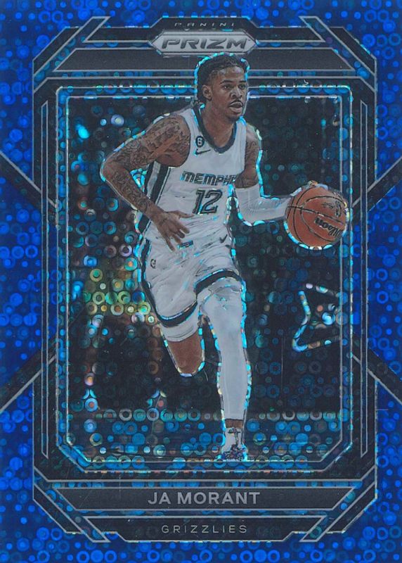 Ja Morant 2022 Prizm #200 Fast Break Blue /150 SGC 9.5