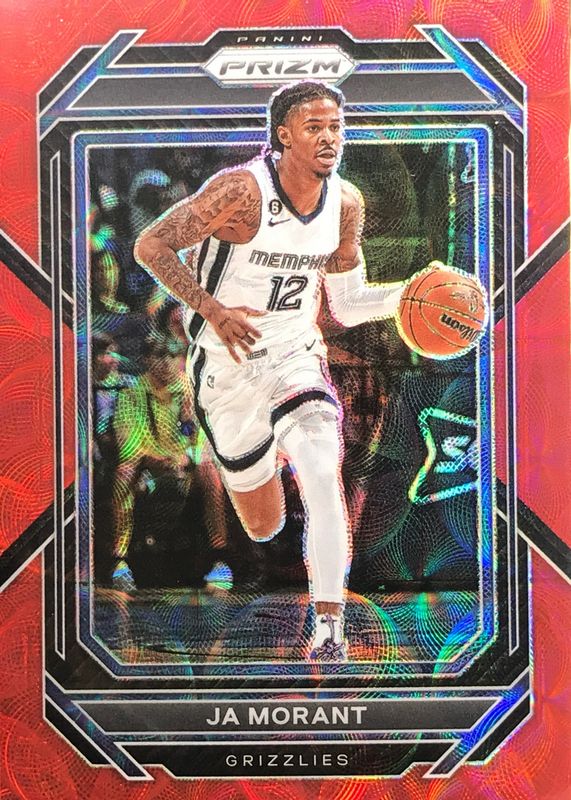 Ja Morant 2022 Prizm #200 Choice Red /88 PSA 10