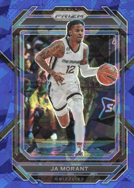 Ja Morant 2022 Prizm #200 Blue Ice /125 PSA 10