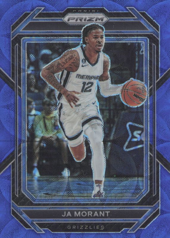 Ja Morant 2022 Prizm #200 Choice Blue /49 PSA 10