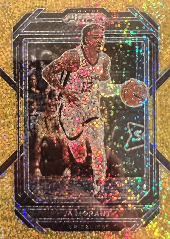 Ja Morant 2022 Prizm #200 Gold Sparkle /24 PSA 10