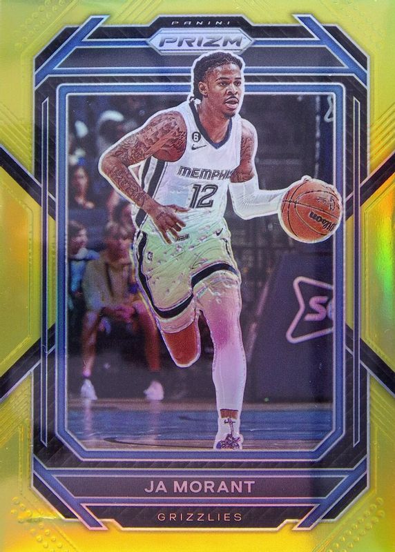 Ja Morant 2022 Prizm #200 Gold /10 PSA 10