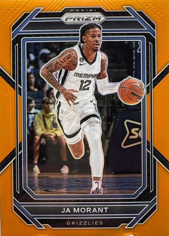 Ja Morant 2022 Prizm #200 Orange /49 PSA 10