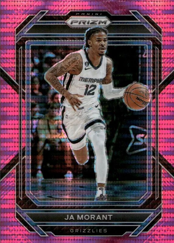 Ja Morant 2022 Prizm #200 Pink Pulsar /42 PSA 10