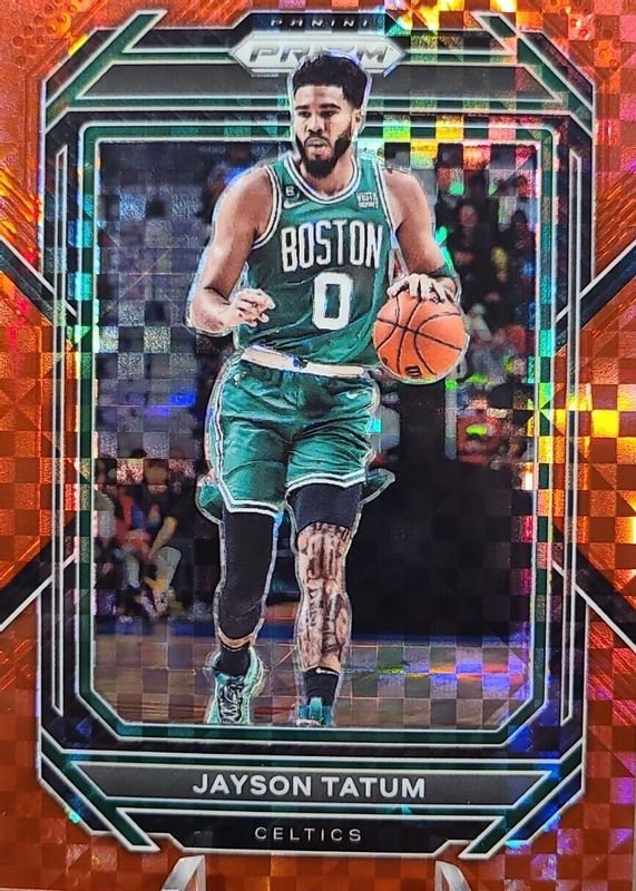 Jayson Tatum 2022 Prizm #17 Red Power /75 PSA 10