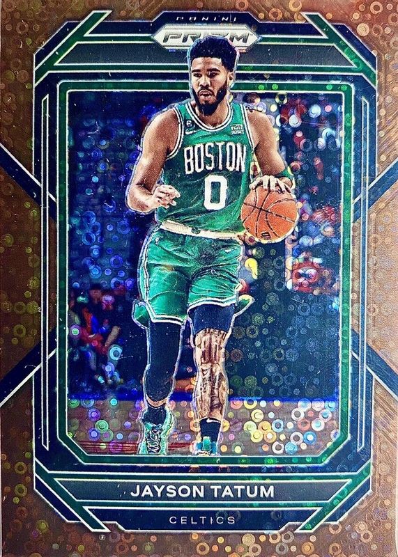 Jayson Tatum 2022 Prizm #17 Fast Break Bronze /20 PSA 10