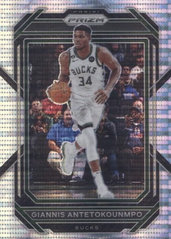 Giannis Antetokounmpo 2022 Prizm #96 Pulsar PSA 10