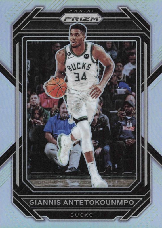 Giannis Antetokounmpo 2022 Prizm #96 Silver PSA 10