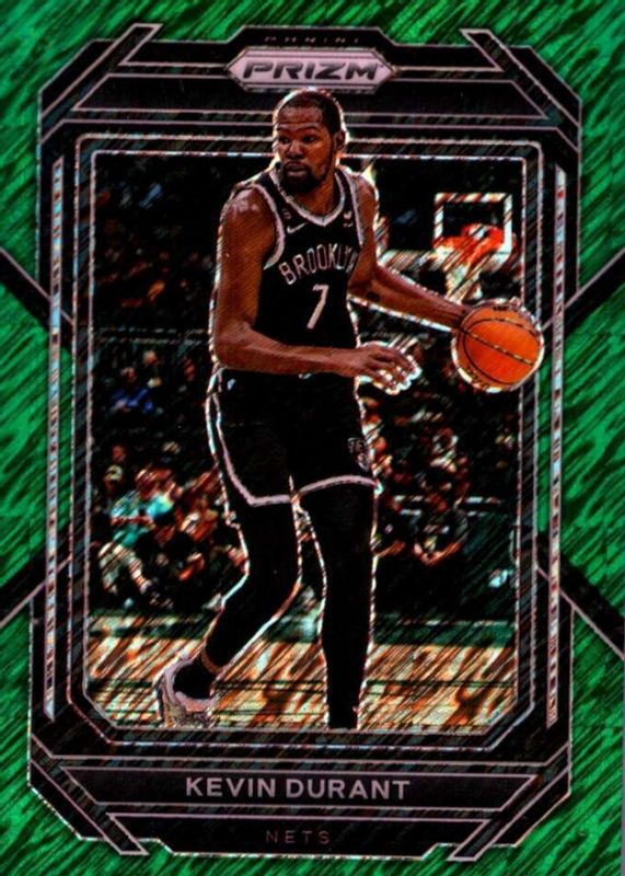 Kevin Durant 2022 Prizm #10 Green Shimmer /5 PSA 10 Price Guide 