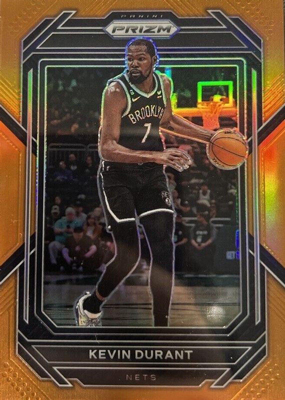 Kevin Durant 2022 Prizm 10 Orange 49