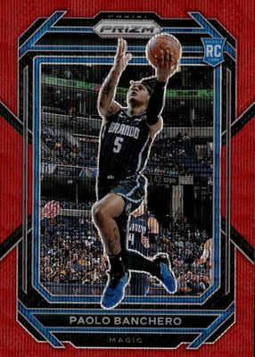 Paolo Banchero 2022 Prizm #249 Red Ice PSA 10 Price Guide - Sports 