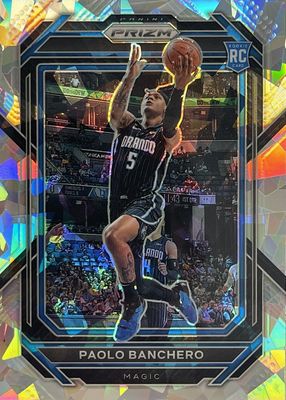 2022-23 Panini Prizm Prizms Red Ice #249 Paolo Banchero - Rookie