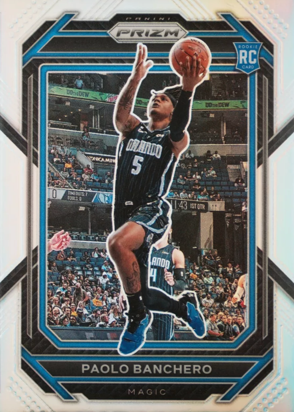 2022-23 Panini Prizm Draft Picks PAOLO BANCHERO RC ROOKIE #52 SILVER HYPER  PRIZM