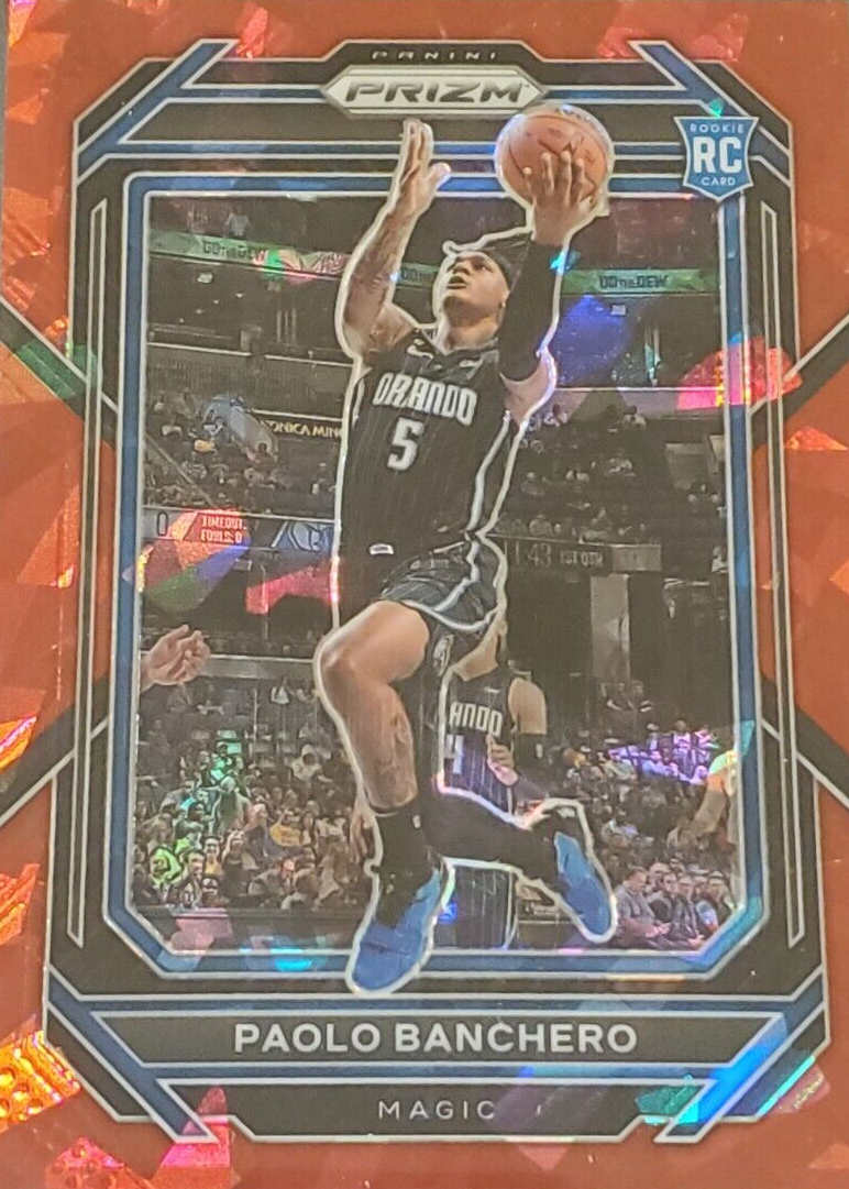 2022-23 Panini Prizm Prizms Red Ice #249 Paolo Banchero - Rookie Year -  Orlando Magic at 's Sports Collectibles Store