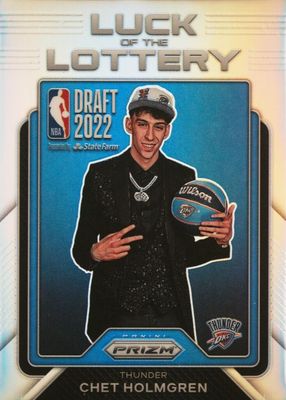 2022 Prizm #13 Luck of the Lottery - Silver