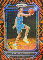 Chet Holmgren 2022 Prizm #266 Choice Tiger Stripe /(SSP) Price