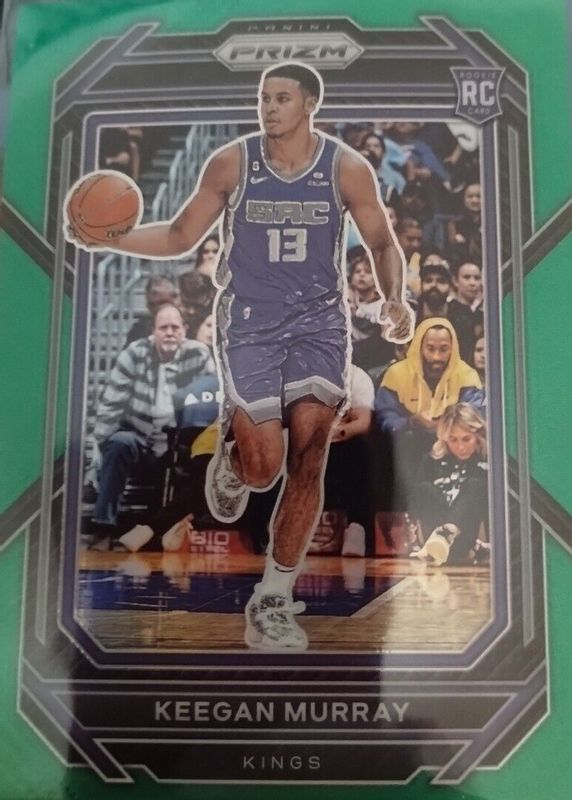 Keegan Murray 2022 Prizm #245 Green Rookie RAW