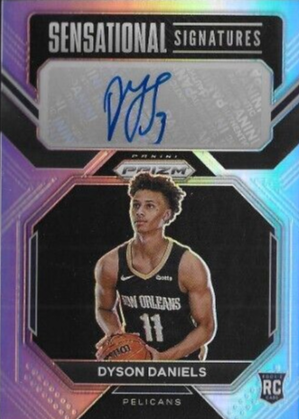 Dyson Daniels (RC) Red Cracked Ice Prizm #209 2022-23 Panini