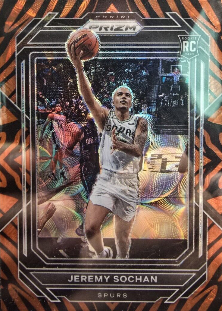 Jeremy Sochan 2022 Prizm #263 Choice Tiger Stripe /(SSP) Price
