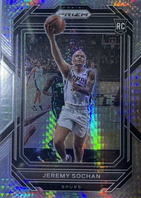 その他 JEREMY SOCHAN SPURS PRIZM AUTO PSA10 Jeremy Sochan 2022 Prizm #263 Fast Break Pink /50 Price Guide