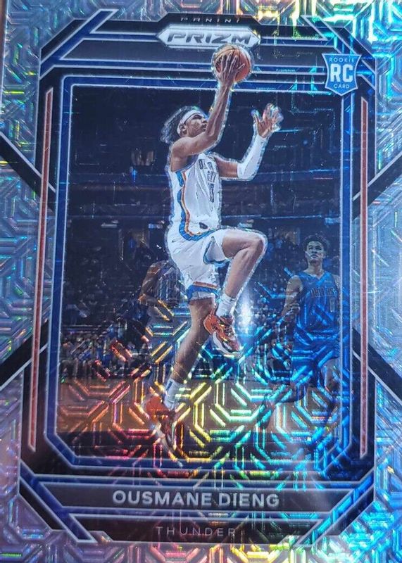 Ousmane Dieng 2022 Prizm #224 Mojo /25 Rookie PSA 10