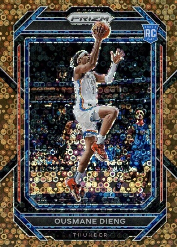 Ousmane Dieng 2022 Prizm #224 Fast Break Bronze /20 Rookie PSA 9