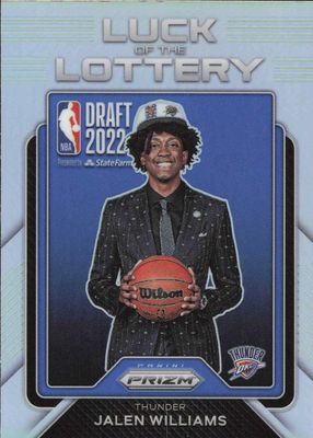 2022 Prizm #1 Luck of the Lottery - Silver