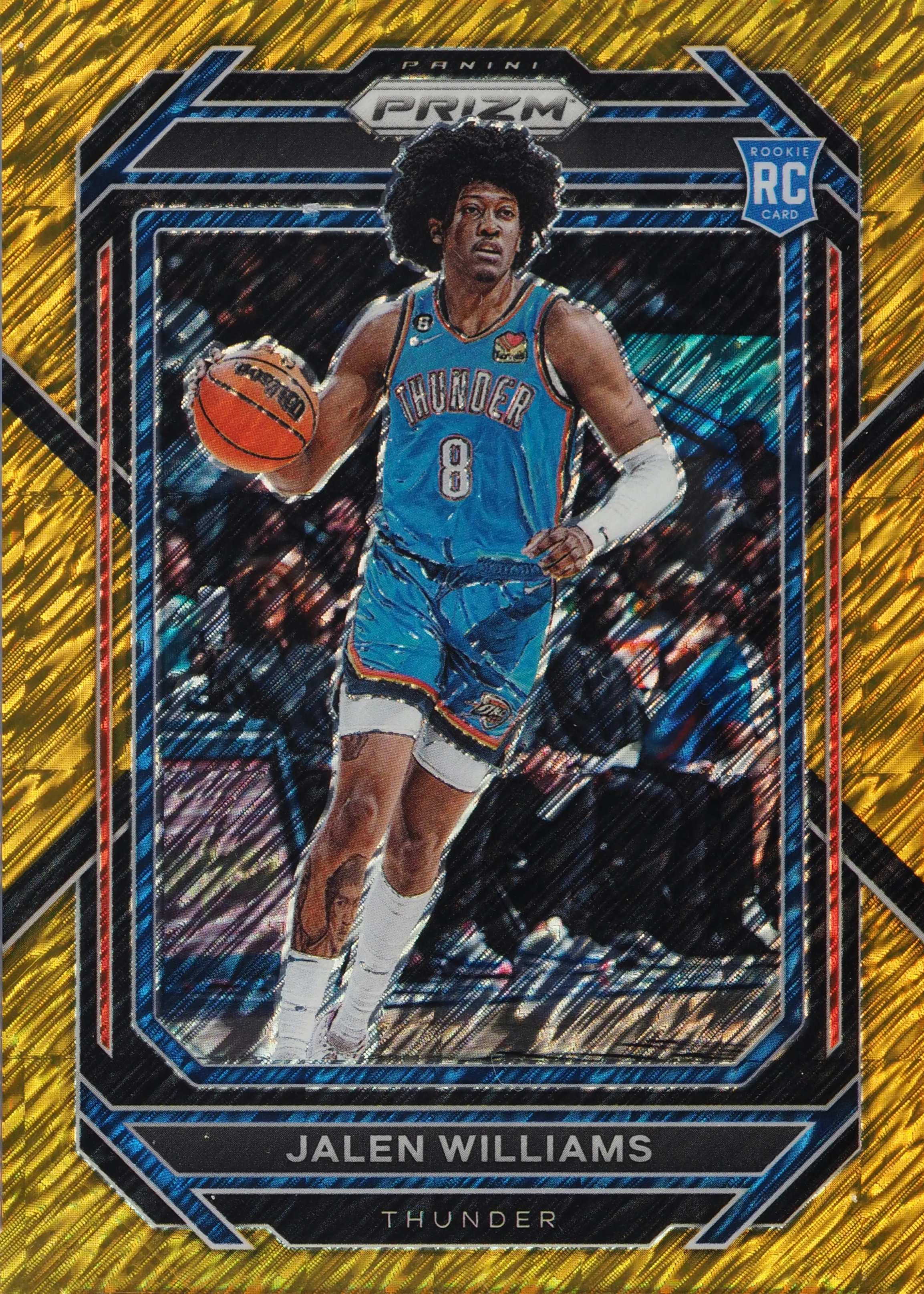 Jalen Williams 2022 Prizm #246 Gold Shimmer /10 Price Guide