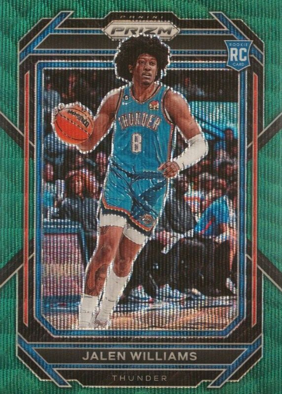 Jalen Williams 2022 Prizm #246 Green Wave Rookie PSA 10