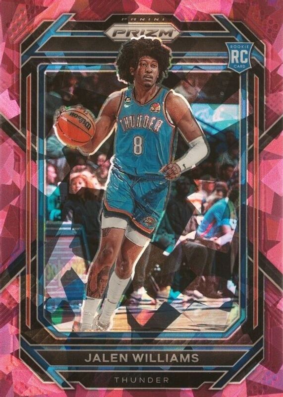 Jalen Williams 2022 Prizm #246 Pink Ice Rookie RAW