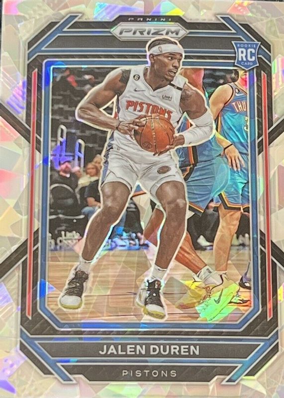 Jalen Duren 2022 Prizm #239 Ice Rookie RAW