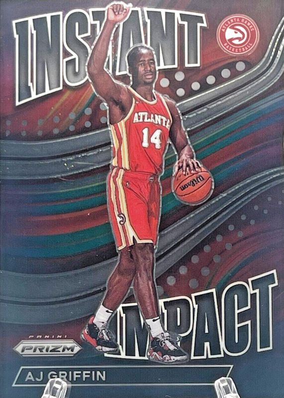 AJ Griffin 2022 Prizm #5 Instant Impact Rookie RAW