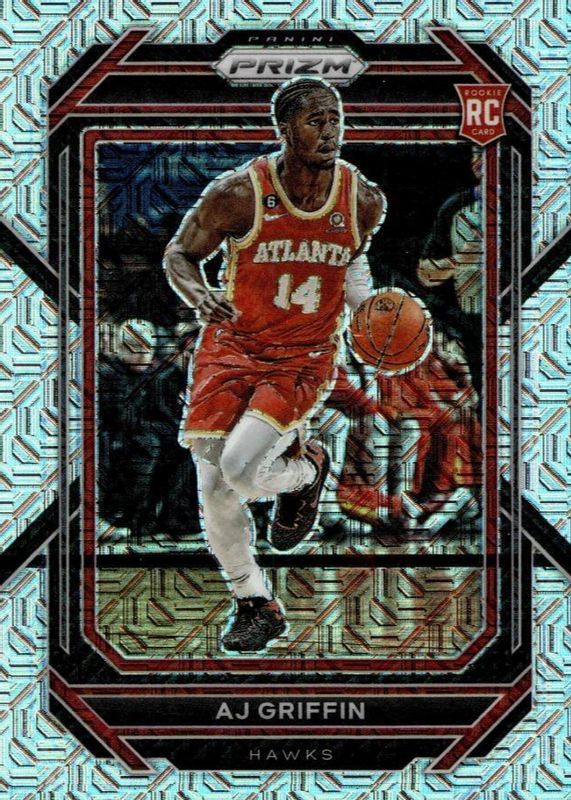 AJ Griffin 2022 Prizm #248 Mojo /25 Rookie PSA 10