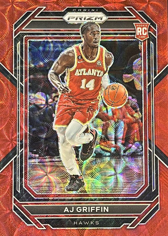 AJ Griffin 2022 Prizm #248 Choice Red /88 Rookie PSA 10