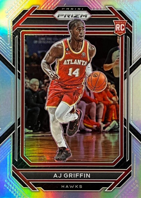 AJ Griffin 2022 Prizm #248 Silver Rookie PSA 9