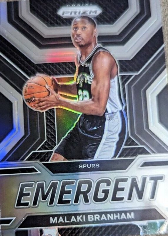 Malaki Branham 2022 Prizm #28 Emergent - Silver Rookie RAW