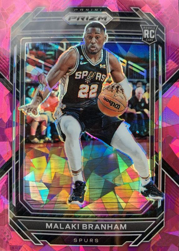 Malaki Branham 2022 Prizm #230 Pink Ice Rookie PSA 10