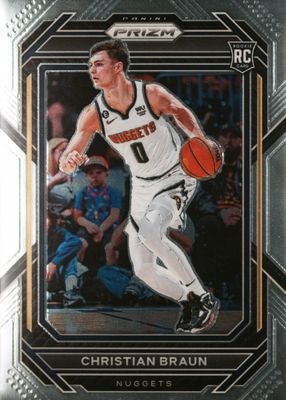 Christian Braun 2022 Contenders Optic #103 Rookie Ticket