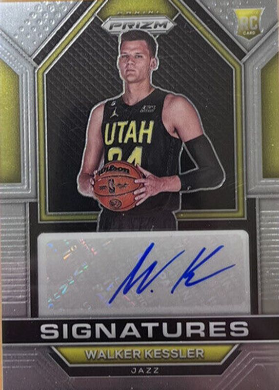 Walker Kessler 2022 Prizm #RSI-WLK Rookie Signatures Price Guide 