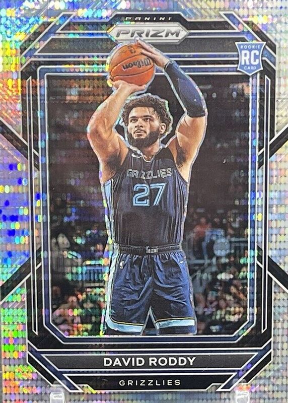 David Roddy 2022 Prizm #261 Pulsar Rookie RAW