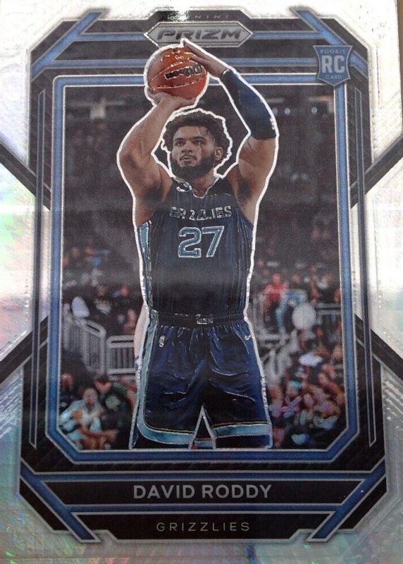 David Roddy 2022 Prizm #261 Hyper Rookie SGC 9.5