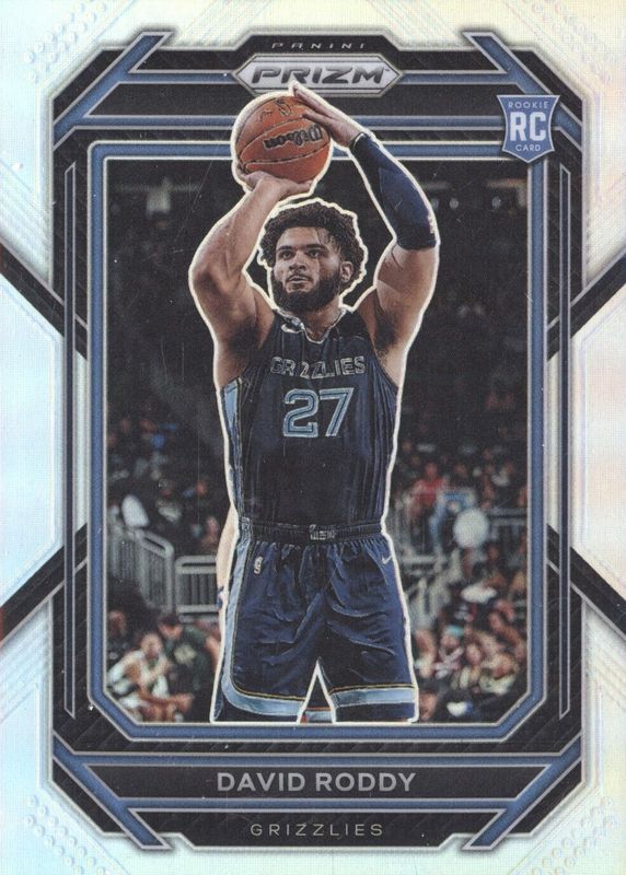 David Roddy 2022 Prizm #261 Silver Rookie RAW