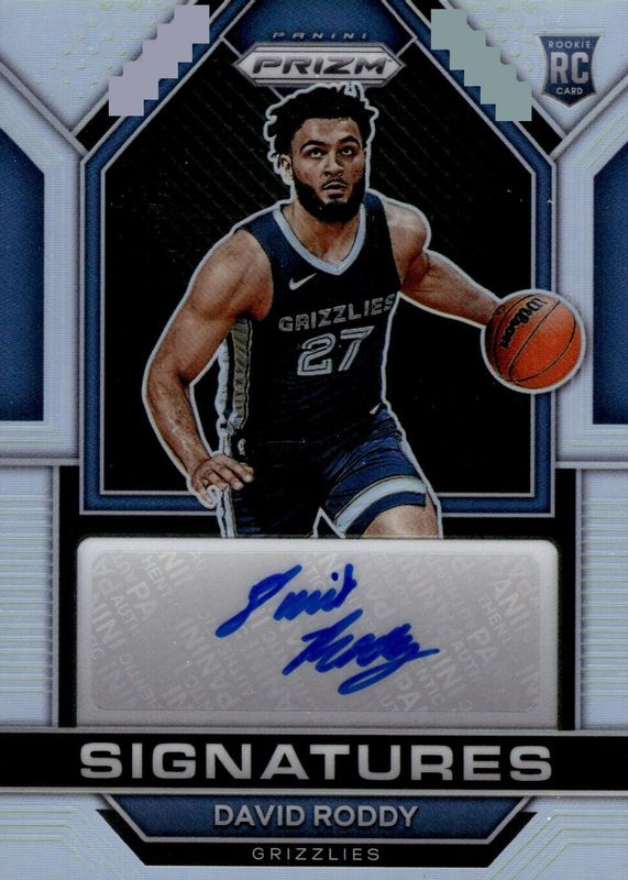 David Roddy 2022 Prizm #RSI-DRD Rookie Signatures - Silver PSA 10