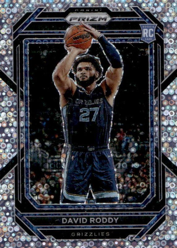 David Roddy 2022 Prizm #261 Fast Break Rookie SGC 10