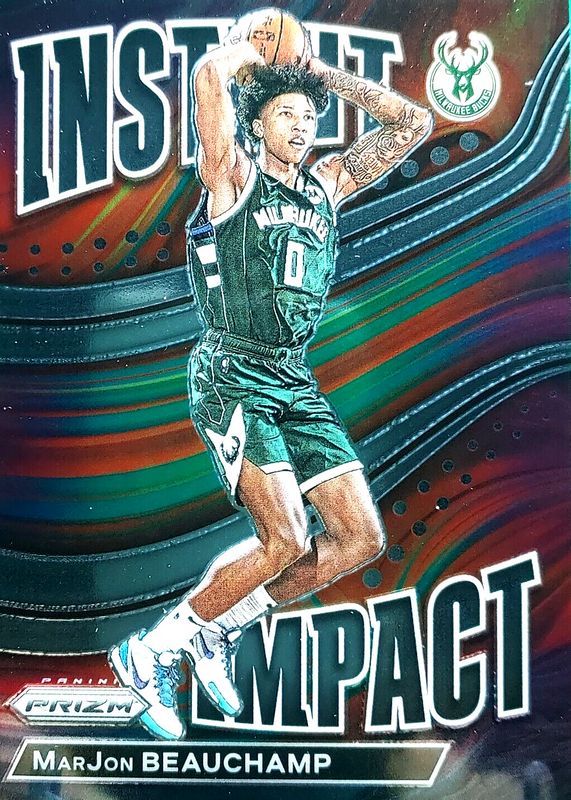 MarJon Beauchamp 2022 Prizm #23 Instant Impact Rookie PSA 10