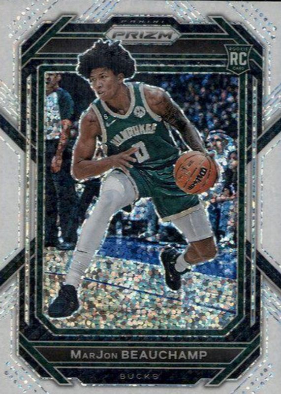 MarJon Beauchamp 2022 Prizm #268 White Sparkle /(SSP) Rookie SGC 9.5